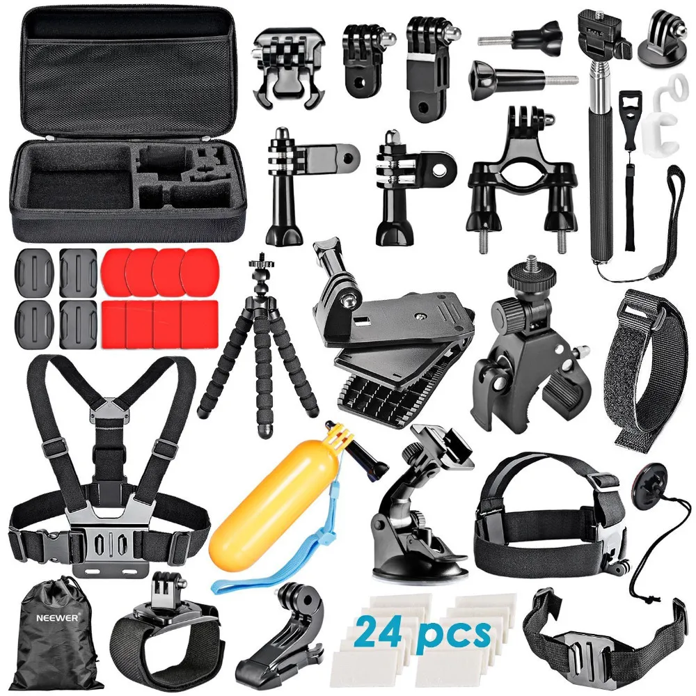 Comprar Nuevo Cámara de Acción Kit de accesorios para sjcam SJ4000 5000 6000 DBPOWER AKASO APEMAN WiMiUS Rollei QUMOX Lightdow Campark