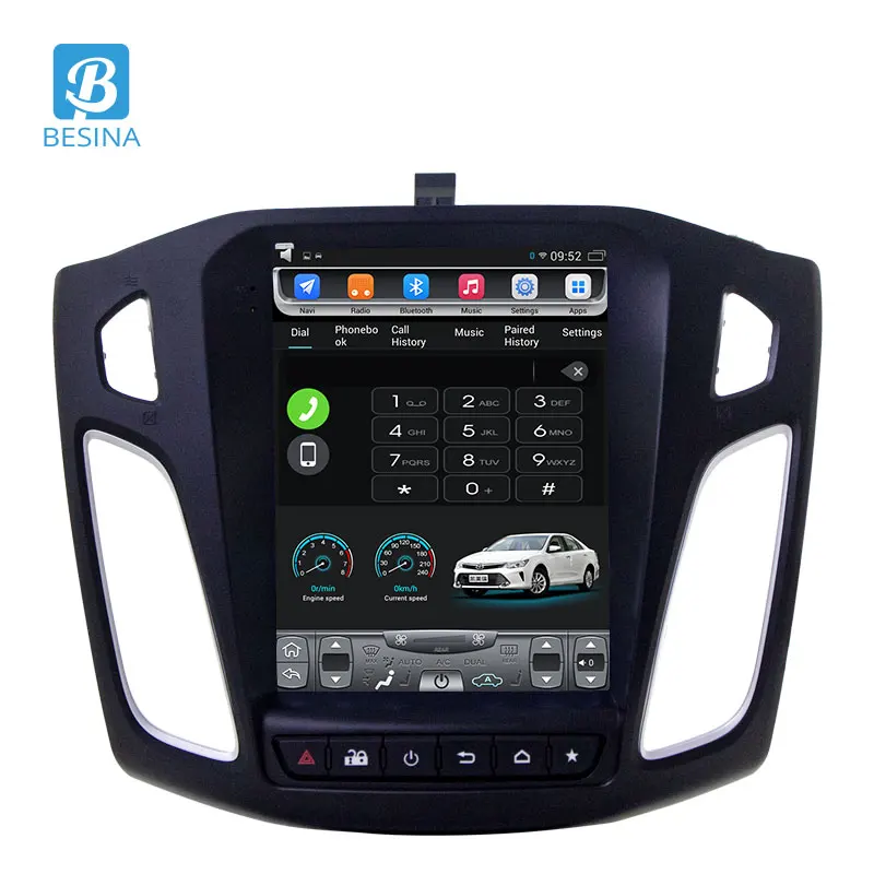 Sale Besina 10.4 inch Android 6.0 Car Radio For FORD ROCUS 2012-2015 Multimedia Player GPS Navigation 2G+32G Stereo Auto Audio 1