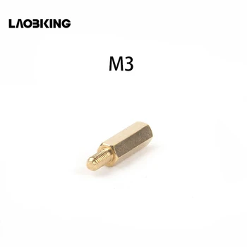

CSS 50 Pcs Brass Screw Hexagonal Stand-off Spacer M3 Male x M3 Female 12mm Body Length