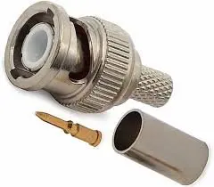 

10PCS BNC Plug Crimp Connectors for RG58 RG-58 Coax Male Antenna cable
