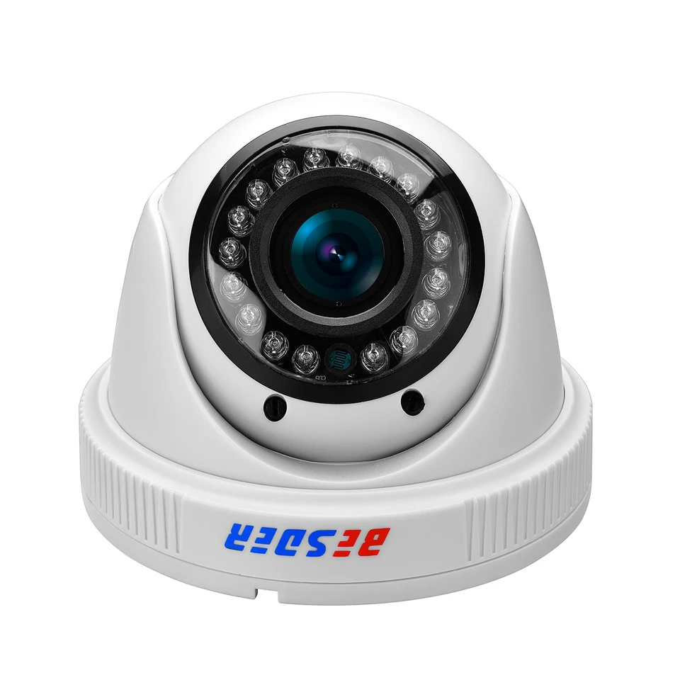 Besder 4X ручная варифокальная линза 2,8 мм-12 мм 720P 960P 1080P CCTV IP камера для помещений DC 12 В 48 В POE опционально