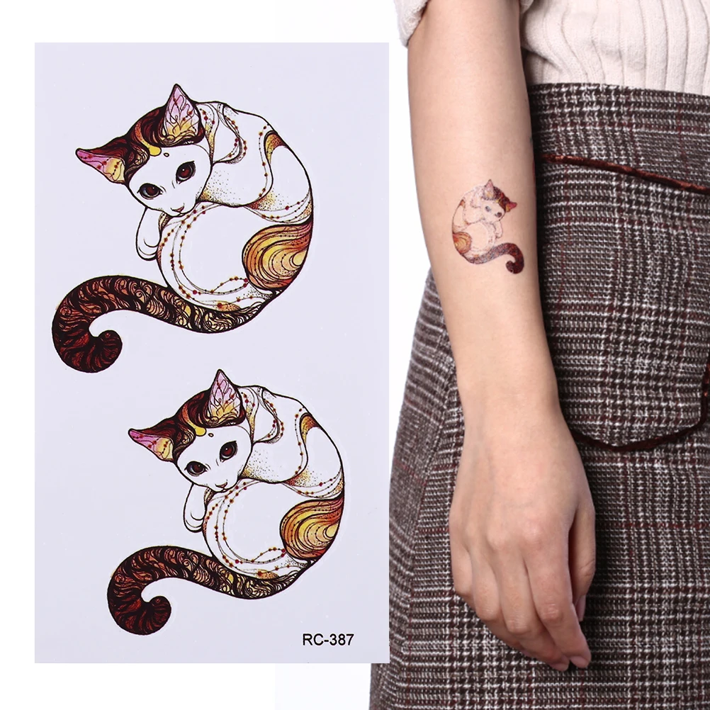 مثير الملونة القطط السوداء المؤقتة الوشم هيئة الفن الذراع فلاش لصاقات وشم للماء وهمية الحناء ألم تاتو ملصق مثير الملونة القطط السوداء المؤقتة الوشم هيئة الفن الذراع فلاش لصاقات وشم للماء وهمية الحناء ألم تاتو ملصق
