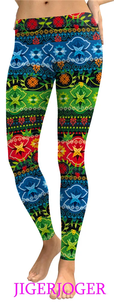 Blue Green Aztec legging (1)