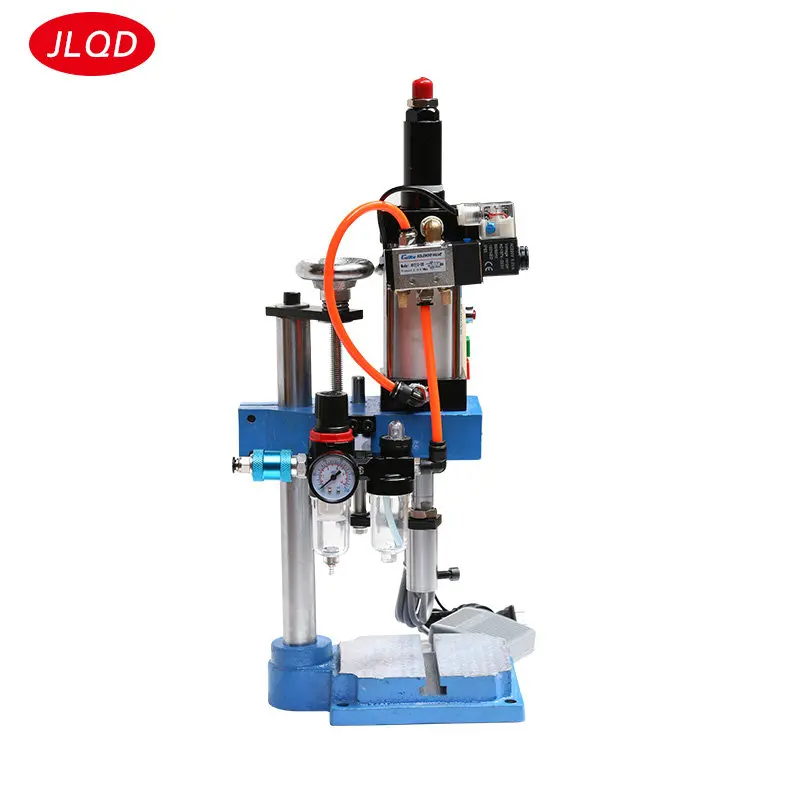 Single column type JNA50 adjustable 0-200 kg miniature pneumatic components press punch small punching bench Pneumatic machinery