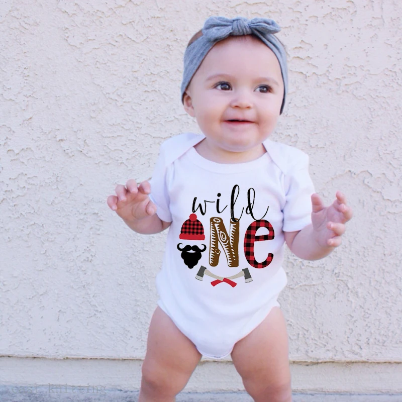 

DERMSPE New Boys Girls Casual Summer Baby Boys Girls Short Sleeve Letter Print Will Ne Romper Newborn Baby Jumpsuits Clothes