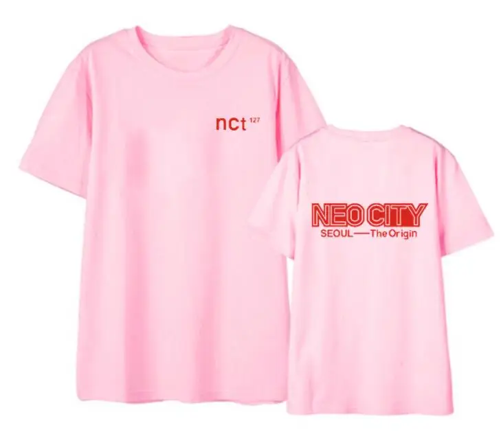 Футболка Kpop nct 127 с круглым вырезом и коротким рукавом летняя свободная футболка в - Фото №1