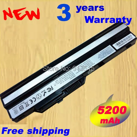 

High quality Hot + new 6 Cell Laptop battery for MSI Wind U100 U90 U90X Wind12 u200 BTY-S11 BTY-S12 black +gift