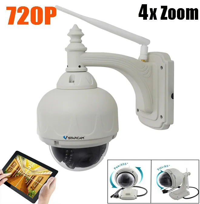 VStarcam C7833wip X4 720P PTZ Outdoor Dome IP Camera Support WIFI ONVIF 2 4 Protocol With