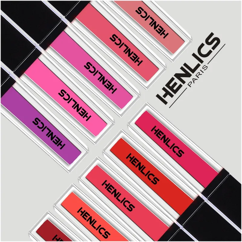 HENLICS Hot Sale Sexy Lip Paint 10 Colors Liquid Lipstick Waterproof 24hours Long Lasting Lipstick Lip Gloss Makeup HENLICS Hot Sale Sexy Lip Paint 10 Colors Liquid Lipstick Waterproof 24hours Long Lasting Lipstick Lip Gloss Makeup
