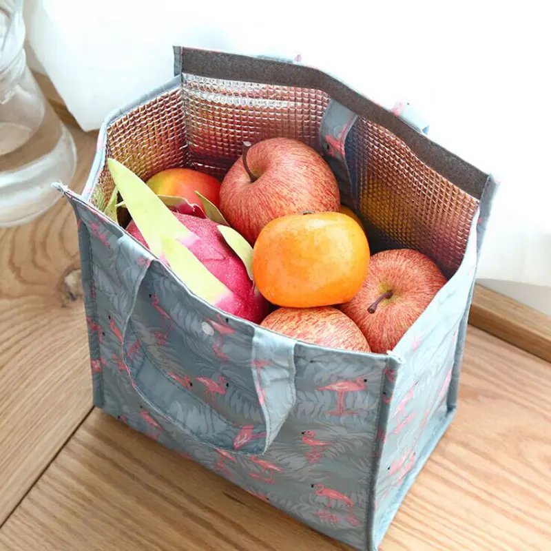 Портативный изолированный охладитель складная сумка для завтрака для пикника, Термические сумка для продуктов сумка Для мужчин Для женщин сумка для ланча в офис Детская школьная Lunchbag