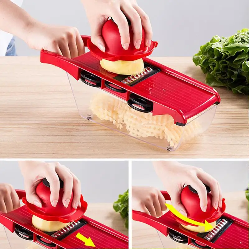 Details about   Vegetable Fruit Onion Cutter Slicer Peeler Chopper Shredder Kitchen Gadget Tool 