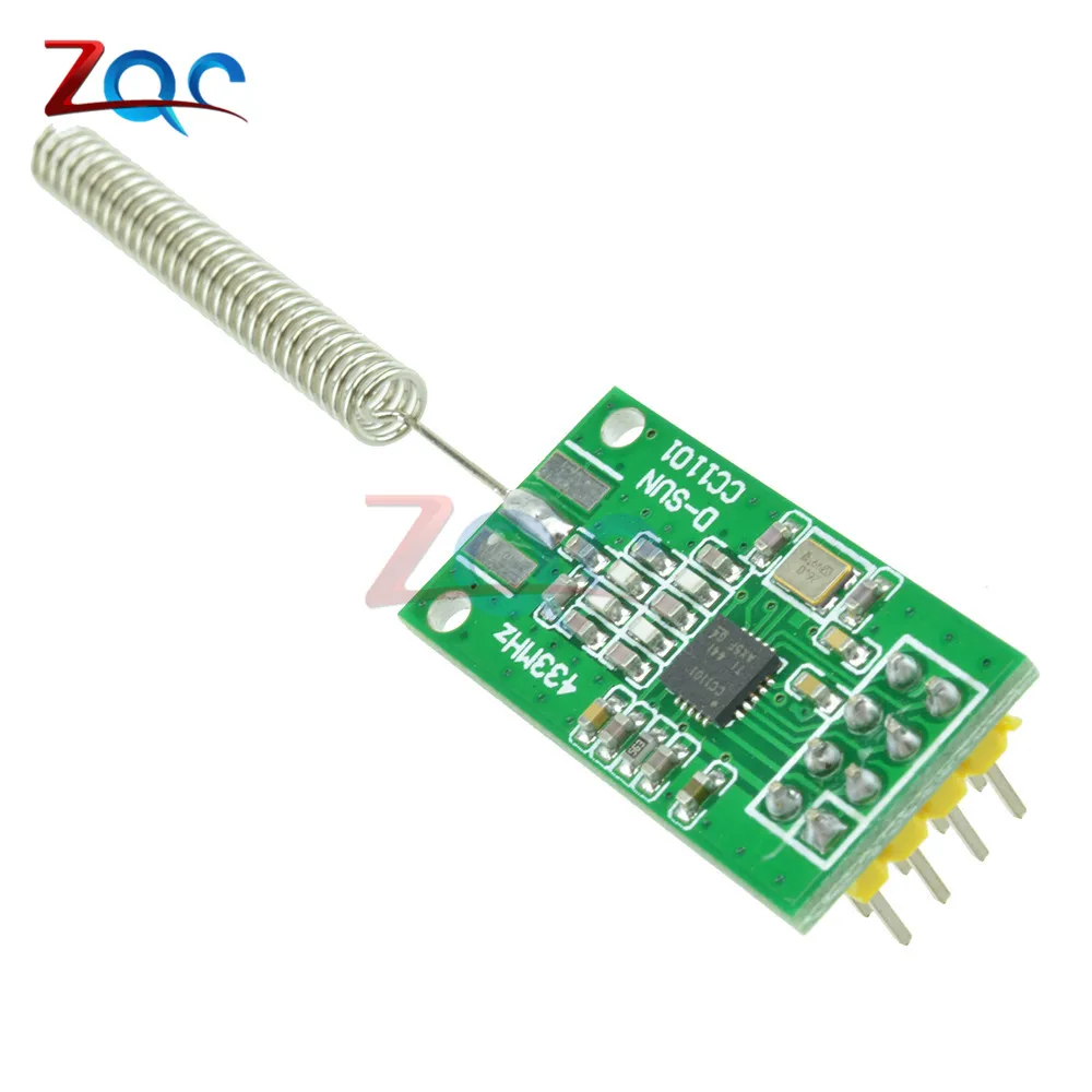 

CC1101 Wireless Transceiver Module 433M 2500 NRF 350m Distance Transmission with Antenna