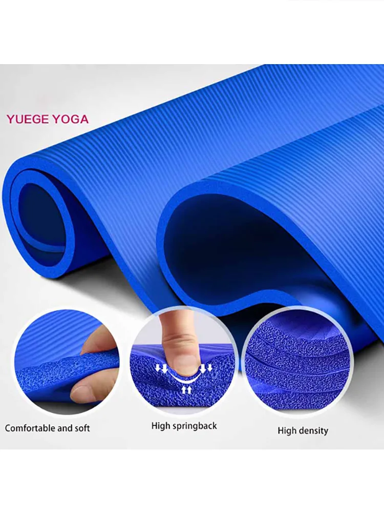 Gymnastics Stretching & Meditation KEPLIN Exercise Yoga Mat Non-Slip 183 x 60 x 0.6 cm Training & Workout Mat for Home and outdoor gym Foam Material with Carrying Strap HiiT Pilates Yoga 