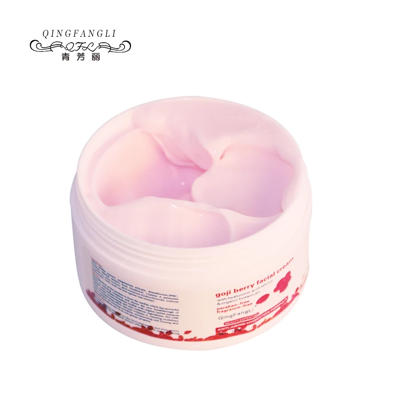 Goji Facial Cream With Hyaluronic Acid Paraben Free Fragrance Free Face Cream Anti-aging Anti Wrinkle Remove Spots 100g