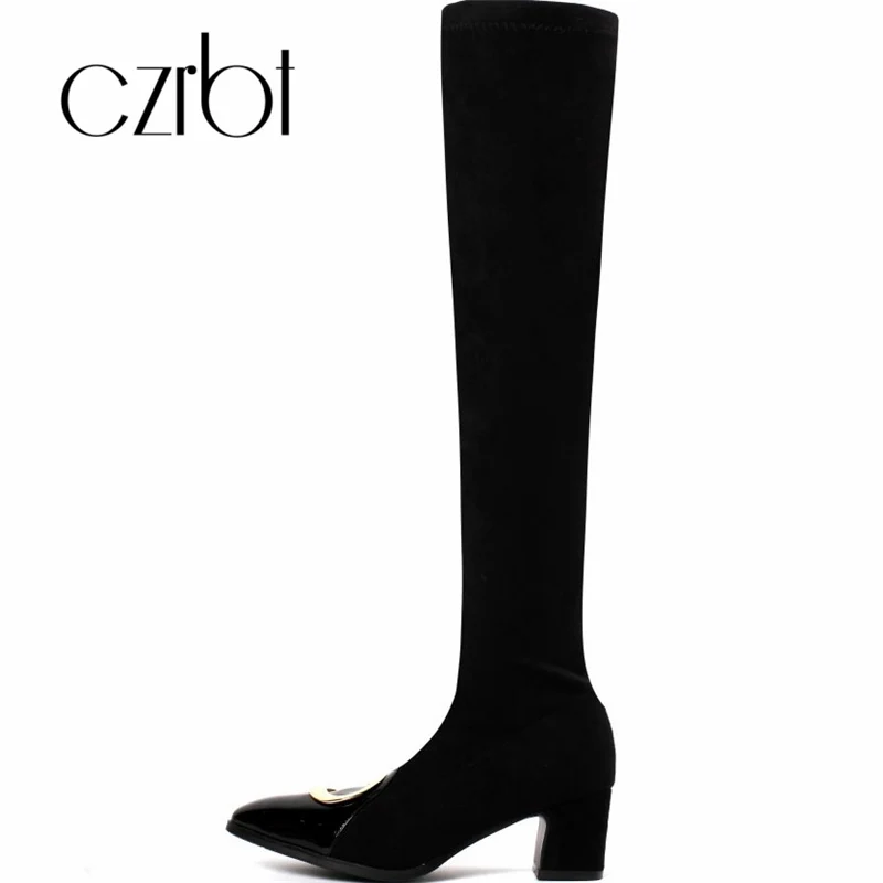 

CZRBT 2018 hot autumn winter women's boots high-end handmade leather fashionable joker comfortable warm non-slip women's shoes