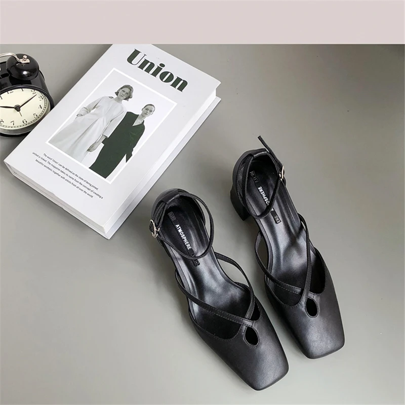 Damen Schnalle Solide gebunden Kreuz Echtem Sandalen Casual Platz Toe Heels Schwarzes brown 2019 Suede Gelb Sommer Elegante Msstor Leder kid wv5Zqdzwx