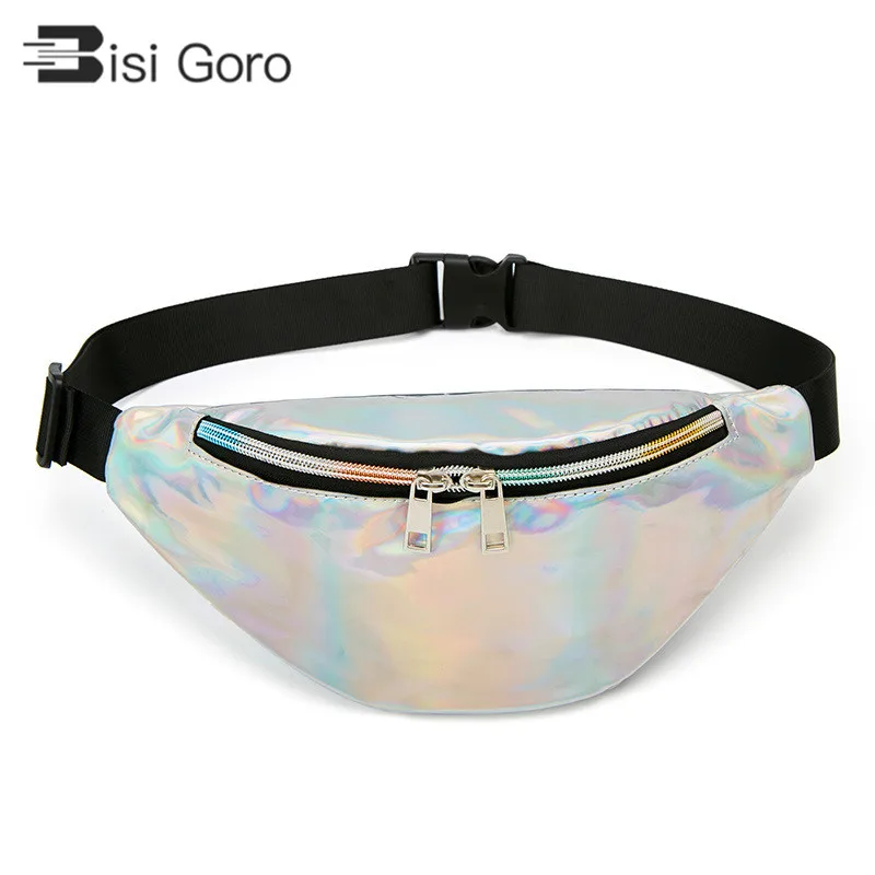 

BISI GORO Women's Banana Waist Bag Belt Men Waterproof Bags Waist Pack shoulder Fannypack Outdoor Zipper Chest Bag Phone Pouch