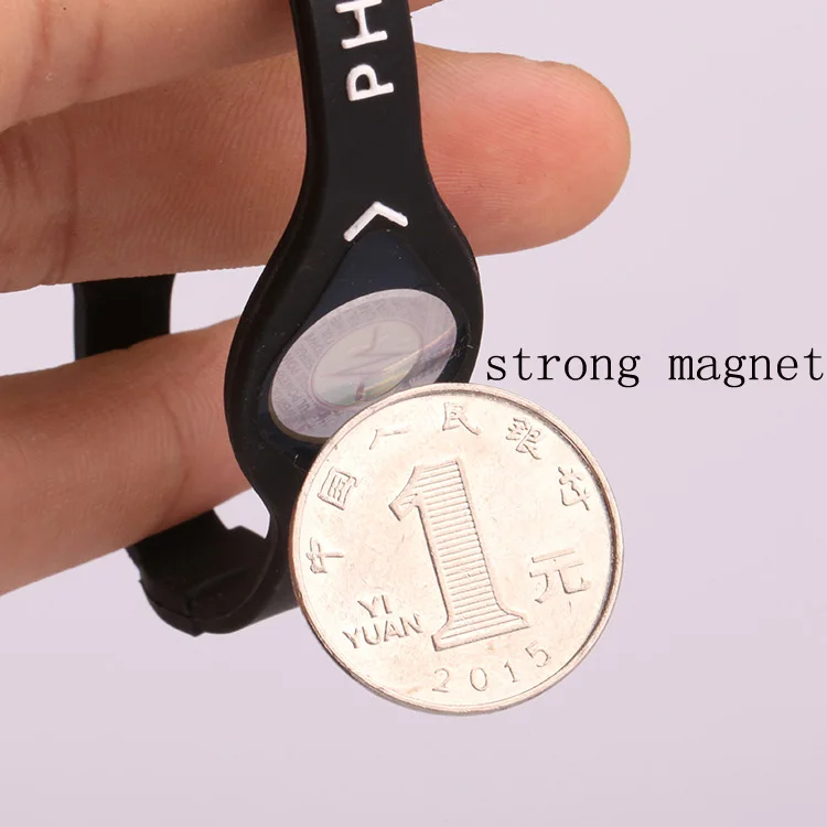 New arrival anti static silicone wristband negative ion