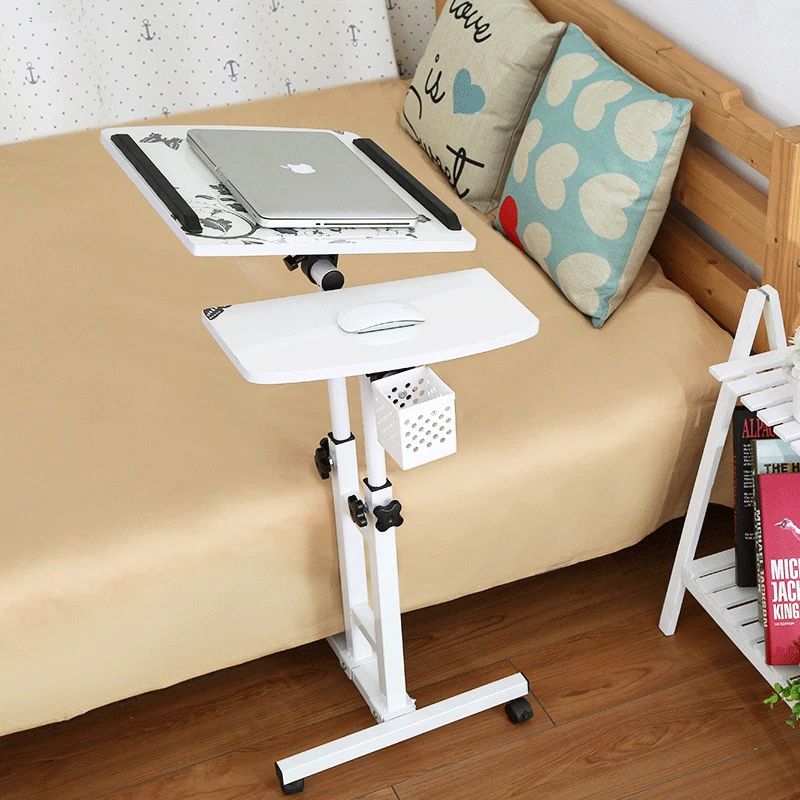 

Lifting Mobile Computer Desk Bedside Sofa Bed Notebook Desktop Stand Table Learning Desk Folding Laptop Table Adjustable Table