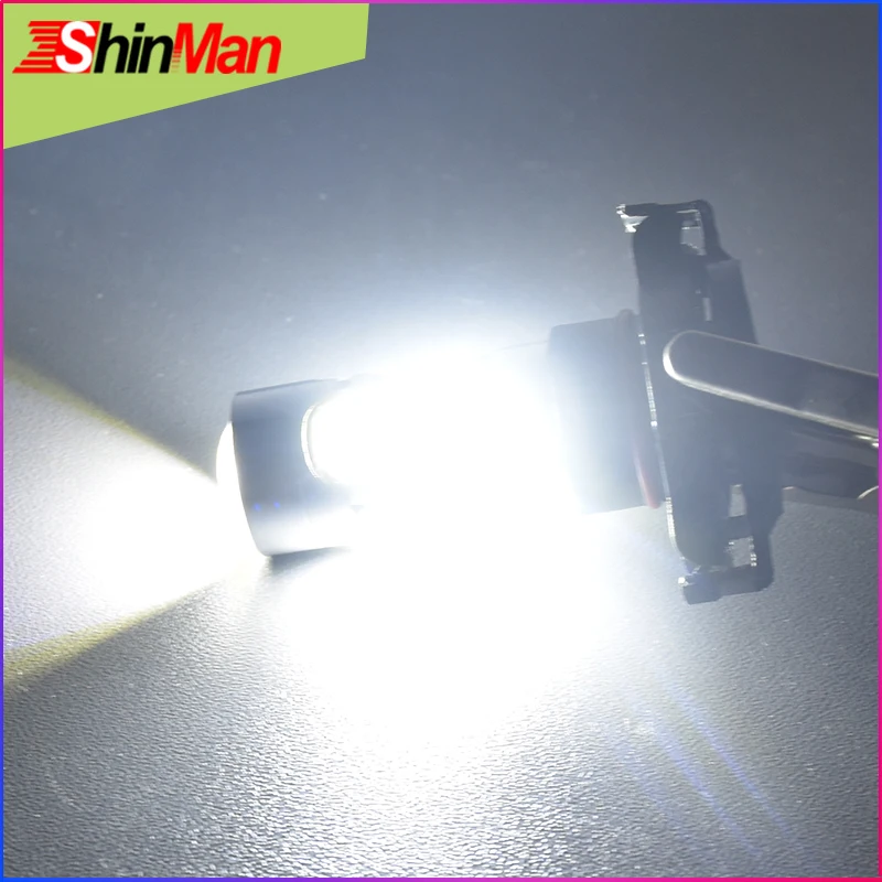 ShinMan высокой мощности ошибок H16 5202 9009 PS X 24 W PSY24W 5202 PS19W светодиодный лампы автомобиля спереди Включите свет Противотуманные фары дальнего света лампы