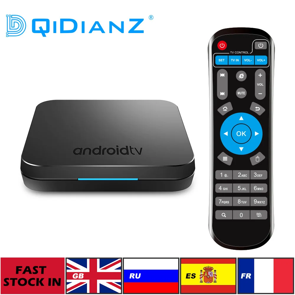 

DQiDianZ KM9 Android 9.0 Amlogic S905X2 4GB+32GB SMART TV BOX update Bluetooth 4.1 WiFi 2.4G/5G Netflix Youtube Media Player