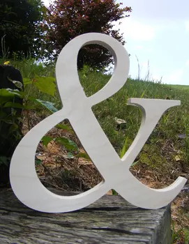 

12" Wooden letters Ampersand Photography UNPAINTED - DIY Wedding Decor EngagementWooden Alphabet Letters Photography prop