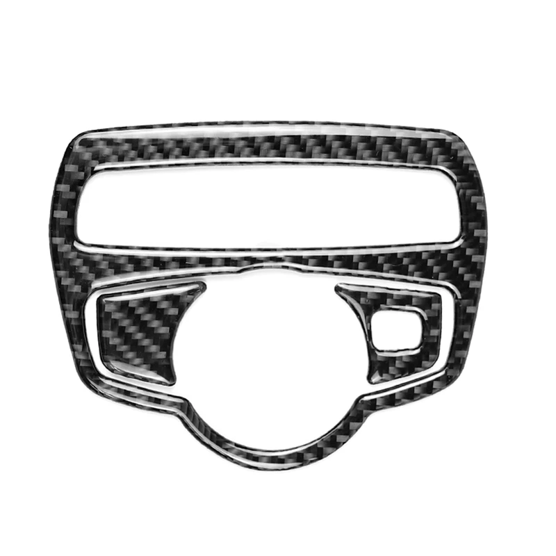 

Carbon Fiber Headlight Switch Frame Cover Trim Car Styling Sticker For Mercedes C Class W205 C180 C200 Glc Accessories