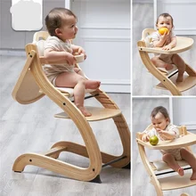Детские стульчики для кормления из цельного дерева cosas para bebe fauteuil enfant silla bebe kinderstoel детский стульчик для кормления mama sandalyesi