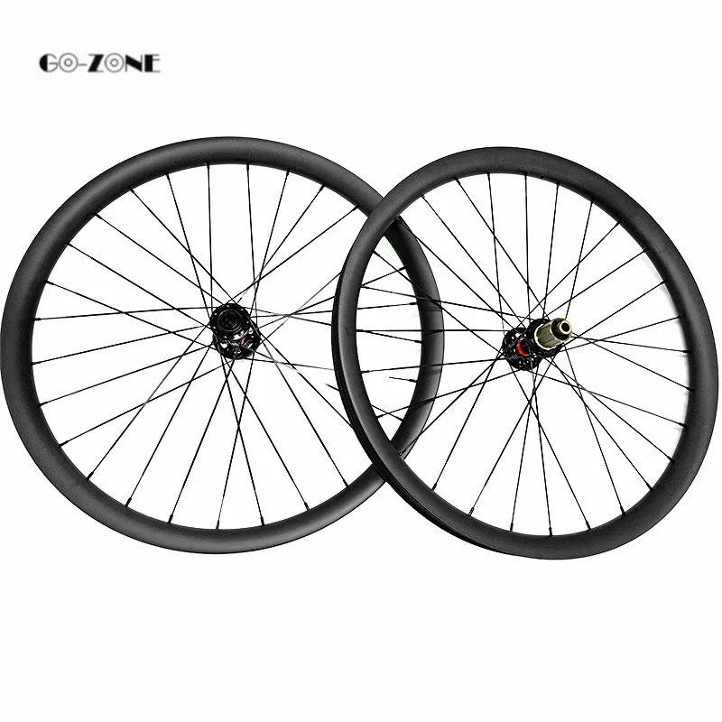 Go-zone 27,5 er mtb карбоновые велосипедные колёса Асимметричная 40x30 мм бескамерная Novatec D791SB D792SB boost 110x15 148x12 диск углеродная колесная