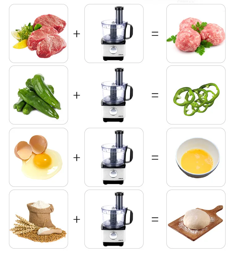 Многофункциональный кухонный комбайн, соковыжималка, миксер, электронная перемешалка, кухонные комбайны для кухни