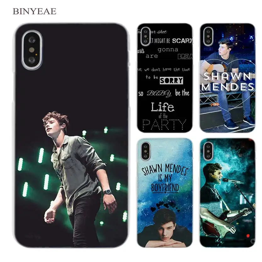 BINYEAE Shawn Mendes Magcon Clear Cell Phone Hard Case Cover for iPhone