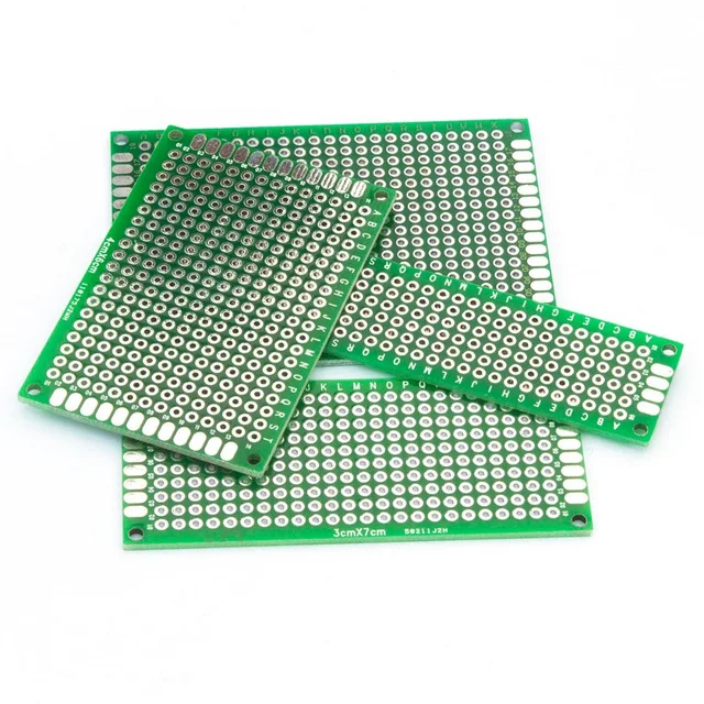 

4pcs/lot 5x7 4x6 3x7 2x8 cm 5*7 4*6 3*7 2*8 double Side Copper prototype pcb Universal Board for Ardui In Stock