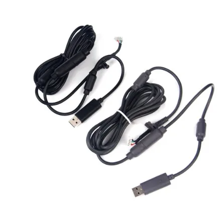 

USB 4Pin Line Cord Cable +Breakaway Adapter Replacement Fit For Xbox 360 Wired Controller