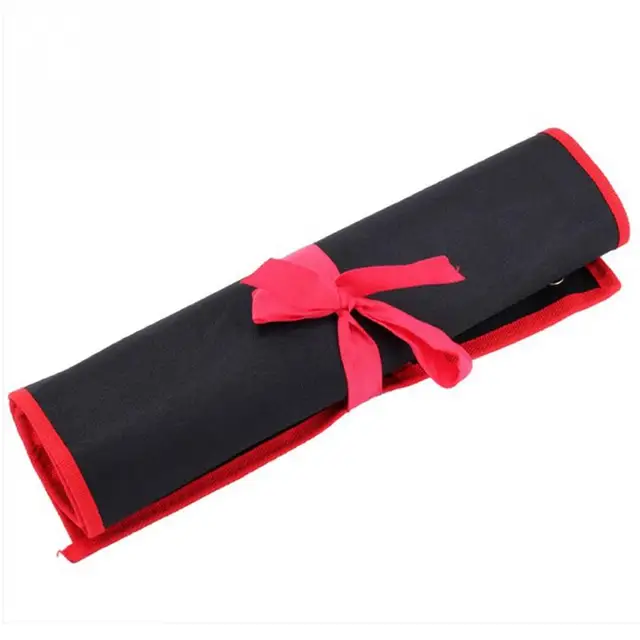 8/12/14 Pockets Canvas Spanner Wrench Tool Roll Up Storage Bags Organizer Pouches Case With Hanging Holes Tool Bag