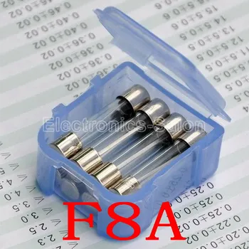 

( 8 pcs/lot ) 8A/250V 6x30mm Quick Blow Glass Tube Fuse, UL Certified.