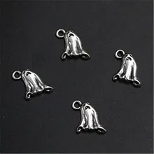 Wkoud 6 pçs cor de prata criativo dia das bruxas assistente diabo máscara charme colar pulseira diy metal jóias liga pingentes a1344