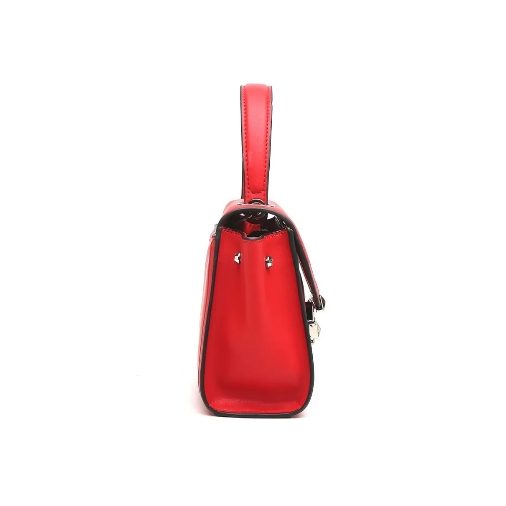 TEAEGG Дизайнерская Женская Классическая однотонная сумка на плечо из натуральной кожи с клапаном через плечо модная сумка-мессенджер