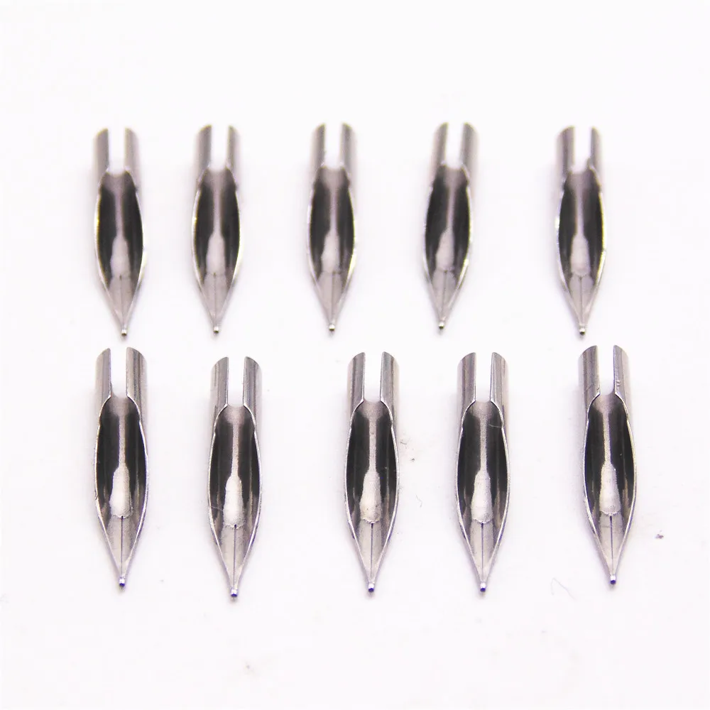 

10pcs Stainless Steel fine nib fountain pen Free shipping Suitable for All F nib fountain pen