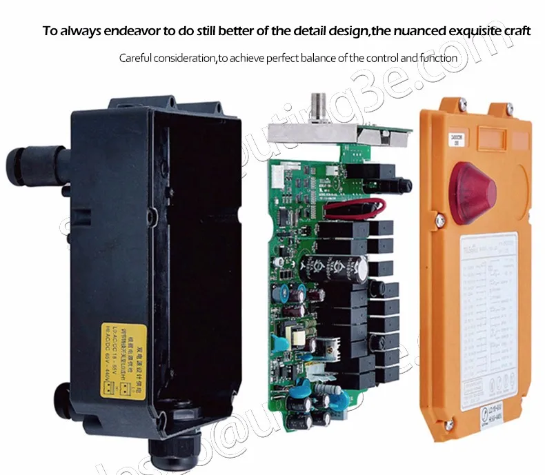 F24-6D промышленный беспроводной универсальный радиопульт дистанционного управления для мостового крана радиопульт 2 передатчика и 1 приемника