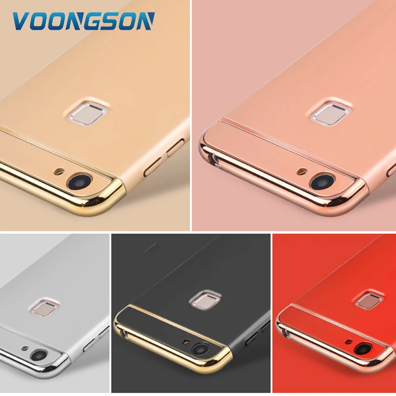 Electroplated Hard Case For Vivo X6 X7 X9 Plus 3 in 1 Anti-knock Back Cover Cases For Vivo V3 Max Xplay 5 6 Y67 V5 Y51 Y55 1-plus-5-cover : image Electroplated Hard Case For Vivo X6 X7 X9 Plus 3 in 1 Anti-knock Back Cover Cases For Vivo V3 Max Xplay 5 6 Y67 V5 Y51 Y55 1-plus-5-cover