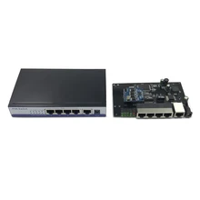 ANDDEAR-10/100 Мбит/с rj45 коммутатор poe 802.3af 5 портов voeding 15,5 Вт для ip-камеры nvr ip telefoon wifi точка доступа poe коммутатор