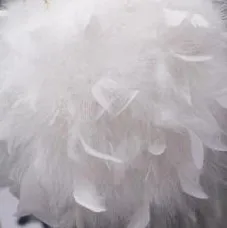 White feather Новая мода женщин зима шифрование натуральные перья страуса индейки перо меховой жилет меховое пальто шуба горячая распродажа - Цвет: White feather