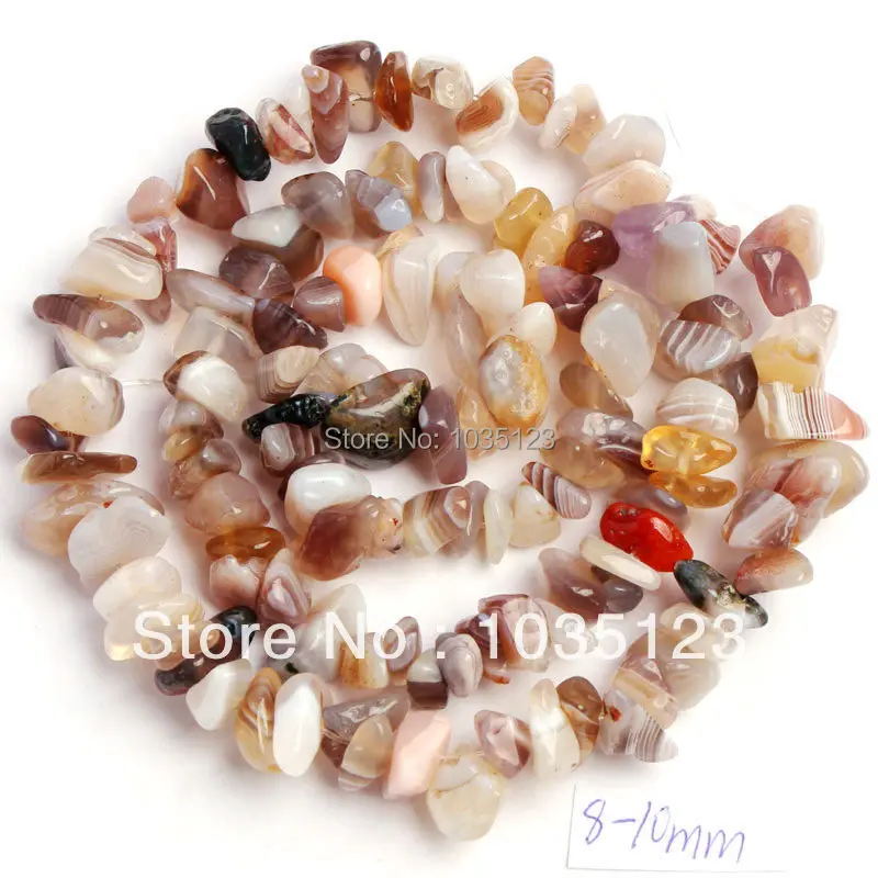 

6-8mm Pretty Natural Botswana Agates Freeform Gravel DIY Gems Loose Beads Strand 16" Jewelry Making Free Shipping w370