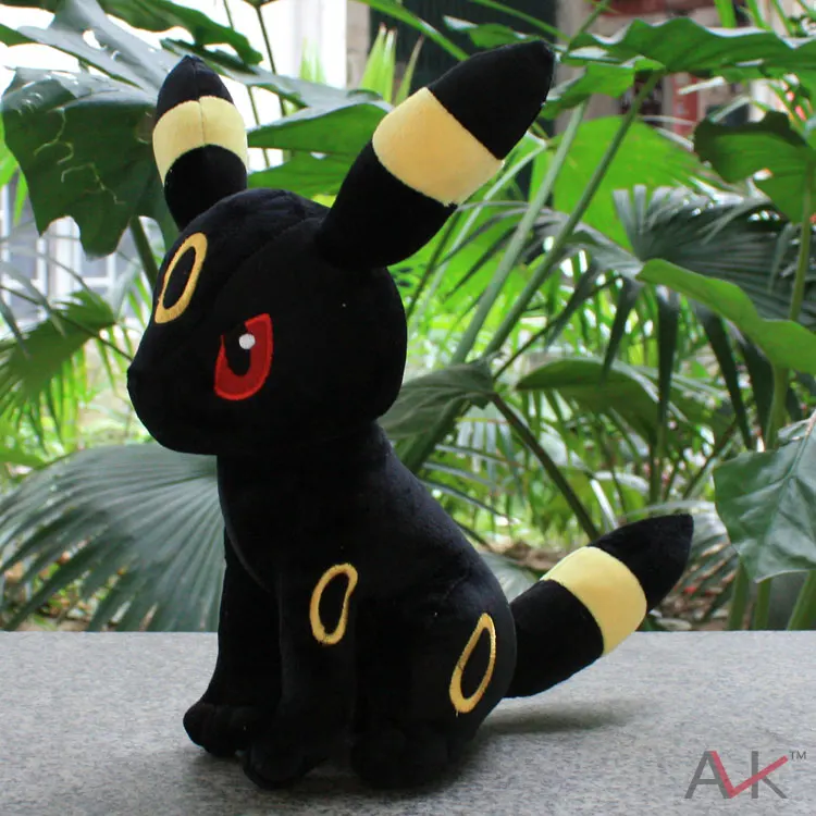 30 см Большой размер сидя Umbreon Eevee плюшевые игрушки мягкие набитые фигурки аниме