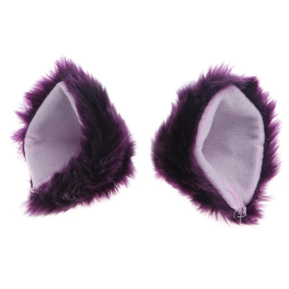 

Orecchiette Party's Cat Fox Long Fur Ears Anime Neko Costume Hair Clip Cosplay 2017