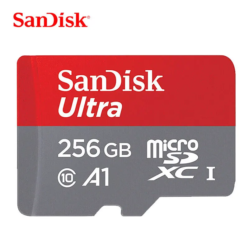 SanDisk MicroSD карта 16 GB 32 ГБ, 64 ГБ и 128 ГБ 200 GB 256 GB карты памяти 100 МБ/с. UHS-I class10 A1 TF карты SDXC SDHC картао де memoria