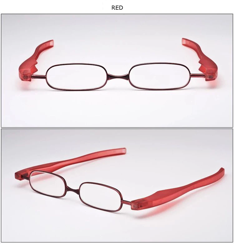 Портативные мини складные магнитные тонкие очки для чтения, складные диоптрийные очки для дальнозоркости+ 1,0+ 1,5+ 2,0+ 2,5+ 3,0+ 3,5+ 4,0 YQ018