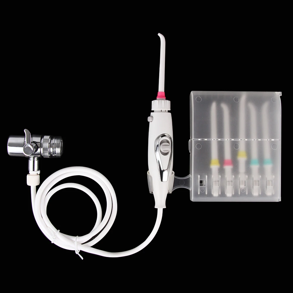 

6 Tips Portable Cordless Electric Oral Irrigator Faucet Dental Water Jet Irrigator Floss Oral-care Implement Irrigation