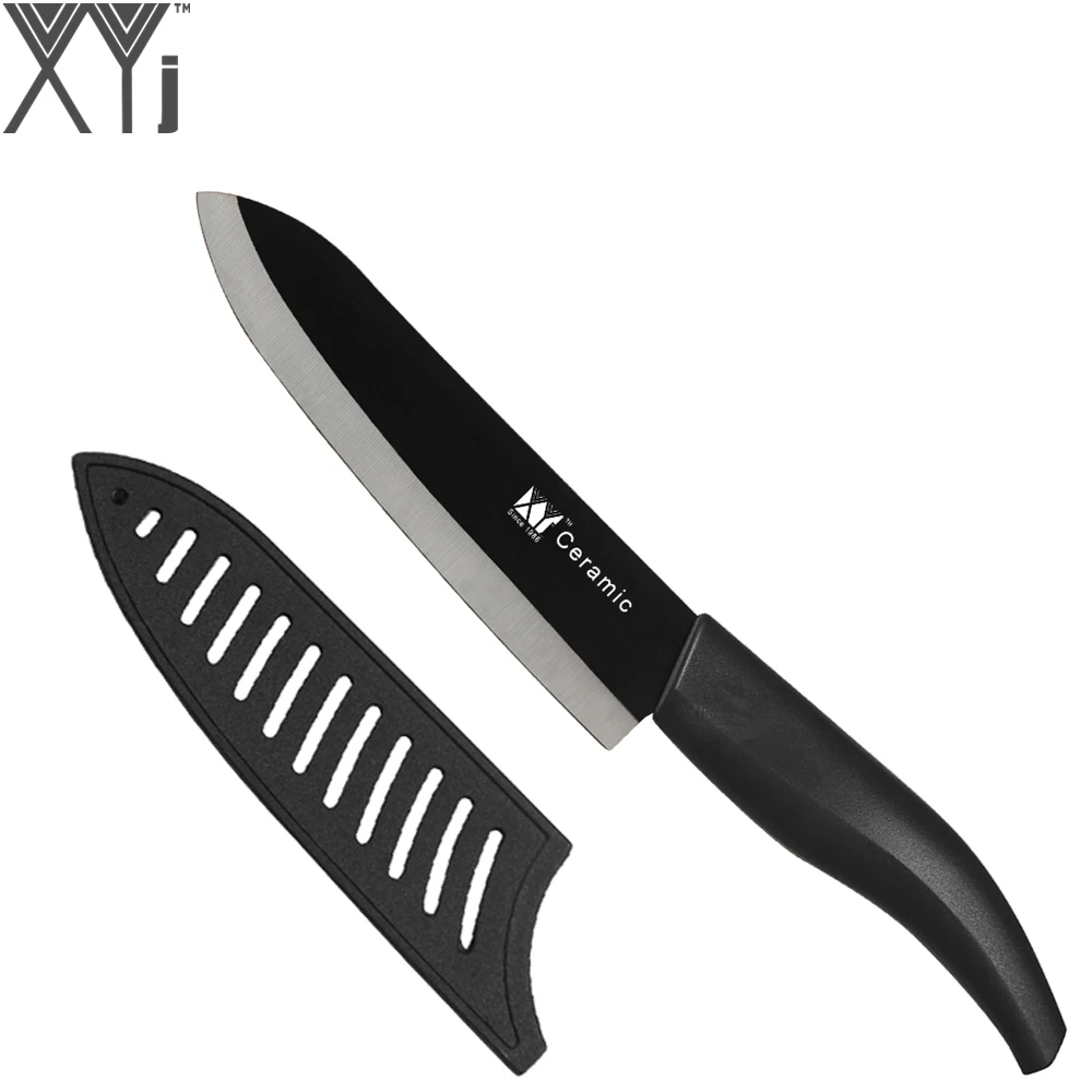 

XYj 6 Inch Ceramic Knife ABS+TPR Soft Touch Handle Chef Knife Non Stick Kitchen Knife Long Term Sharp Cooking Tools Hot Selling