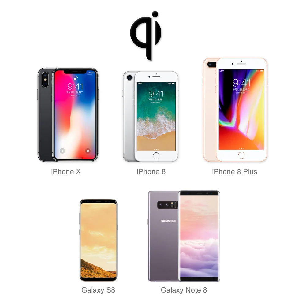 Новое поступление Belkin QI Беспроводной зарядного устройства для iphone 8/8 Plus IPhone X Samsung